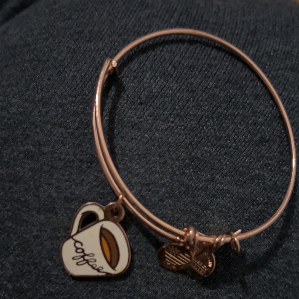Alex and Ani Coffee Bracelet